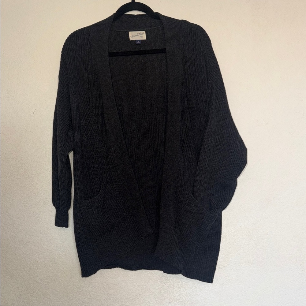 Universal Thread Black Open-Front Women's Cardigan